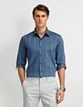 Arrow Newyork Manhattan Slim Fit Vertical Striped Shirt