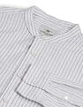 Flying Machine Vertical Striped Regular Fit Shirt