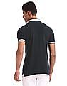 U.S. Polo Assn. Blue Cotton Pique Polo Shirt