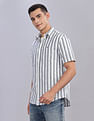Tommy Hilfiger Striped Regular Fit Plain Woven Shirt
