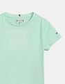 Tommy Hilfiger Kids Girls Logo Regular-Fit Cotton T-Shirt