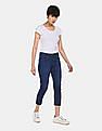 U.S. Polo Assn. Women Mid Rise Dark Wash Capri Jeans
