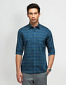 Arrow Sport Slim Fit Horizontal Striped Shirt