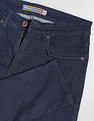 Flying Machine Mid Rise Slash Slim Tapered Jeans