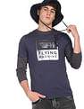 Flying Machine Long Sleeve Cotton T-Shirt