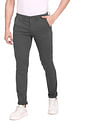 Flying Machine Mid Rise Solid Trousers