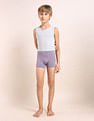 USPA Innerwear Boys Cotton Spandex Solid Trunks - Pack Of 3