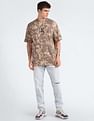 Calvin Klein Jeans Camouflage Print Cotton T-Shirt
