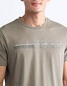 USPA Active Brand Printed Slim Fit T-Shirt