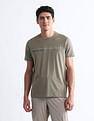USPA Active Brand Printed Slim Fit T-Shirt