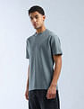 Flying Machine Textured Relaxed Fit Essentials T-Shirt