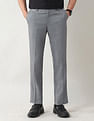Arrow Regular Fit Textured Trousers