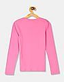 GAP Girls Pink Long Sleeve Graphic T-Shirt