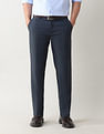 Arrow Textured Regular Fit Dobby Trousers