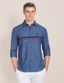 U.S. Polo Assn. Spread Collar Cotton Striped Casual Shirt