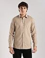Calvin Klein Jeans Checks Slim-Fit Dobby Woven Shirt