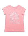 U.S. Polo Assn. Kids Girls Foil Print Regular Fit T-Shirt