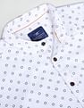 Flying Machine Geometric Print  Dobby Shirt