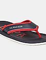 U.S. Polo Assn. Men Brand Print Non-Skid Zedo Flip Flops