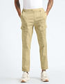 Flying Machine Relaxed Fit Solid Trousers