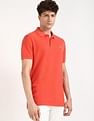 Tommy Hilfiger Solid Slim-Fit Cotton Polo Shirt