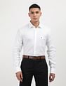 Tommy Hilfiger Solid Engineered Regular Shirt