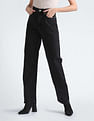 Calvin Klein High Rise Straight Fit Jeans