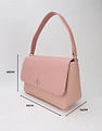 Tommy Hilfiger Logo Beige Pvc Hand Bag