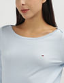 Tommy Hilfiger Boat Neck Solid Sweater