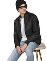 Flying Machine High Neck Solid Puffer Jacket