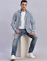 Tommy Hilfiger Checked Regular Fit Plain Woven Shirt