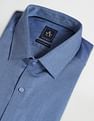Arrow Patterned Dobby Slim Shirt