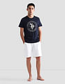 USPA Innerwear Comfort Fit Printed I643 Lounge T-Shirt - Pack Of 1