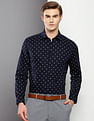 Calvin Klein Logo Print Slim Shirt