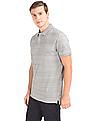 GAP Men Grey Space Dye Pique Polo