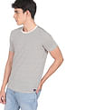 Flying Machine Crew Neck Striped T-Shirt