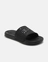 U.S. Polo Assn. Men Brand Embossed Deja Blk Slippers