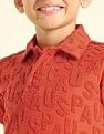 U.S. Polo Assn. Kids Boys Brand Appliqued Regular Fit Polo Shirt