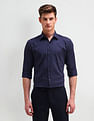 Arrow Slim Fit All-Over Pattern Shirt
