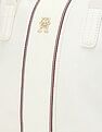 Tommy Hilfiger Solid White Nylon Handbags