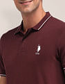 U.S. Polo Assn. Solid Pattern Slim Fit Polo Shirt