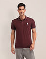 U.S. Polo Assn. Solid Pattern Slim Fit Polo Shirt