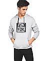 Flying Machine Long Sleeve Printed Hooded Sweatshirt