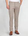 Arrow Newyork Mid Rise Dobby Trousers