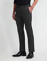 Arrow Geometric Patterned Tapered Fit Trousers