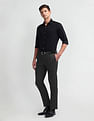 Arrow Geometric Patterned Tapered Fit Trousers