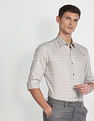 Arrow Newyork Tartan Check Manhattan Slim Fit Shirt