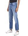 Calvin Klein Men Blue Slim Fit Stone Wash 37.5 Jeans