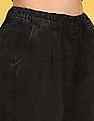 Flying Machine Women Pure Cotton Drawstring Waist Jogger Jeans