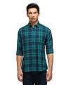 Arrow Sport Slim Fit Tartan Checked Shirt